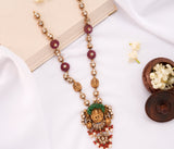 Lakshmi Nagas White Stone Golden Haram