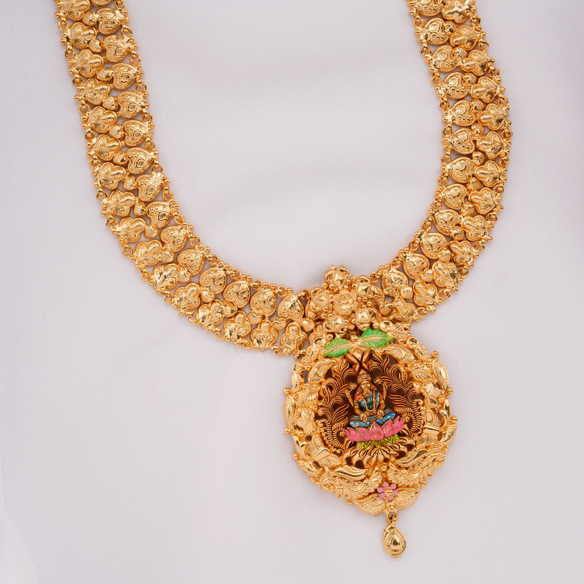 Traditional Silver Gold Plated Haram