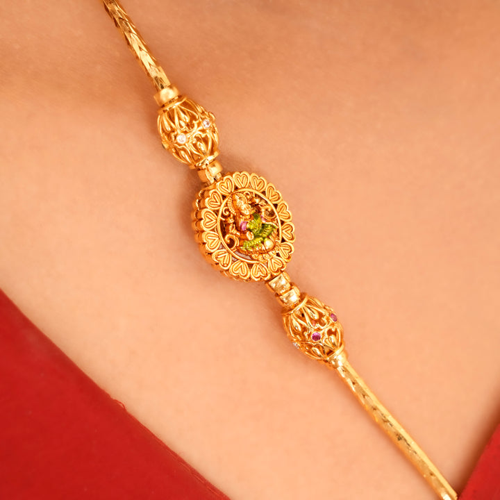 Golden Nagas Lakshmi Mugappu Chain