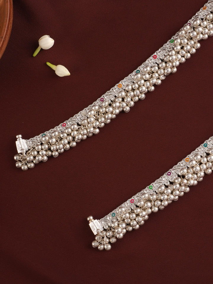 Kushbu Kothu Salanga Silver Anklet