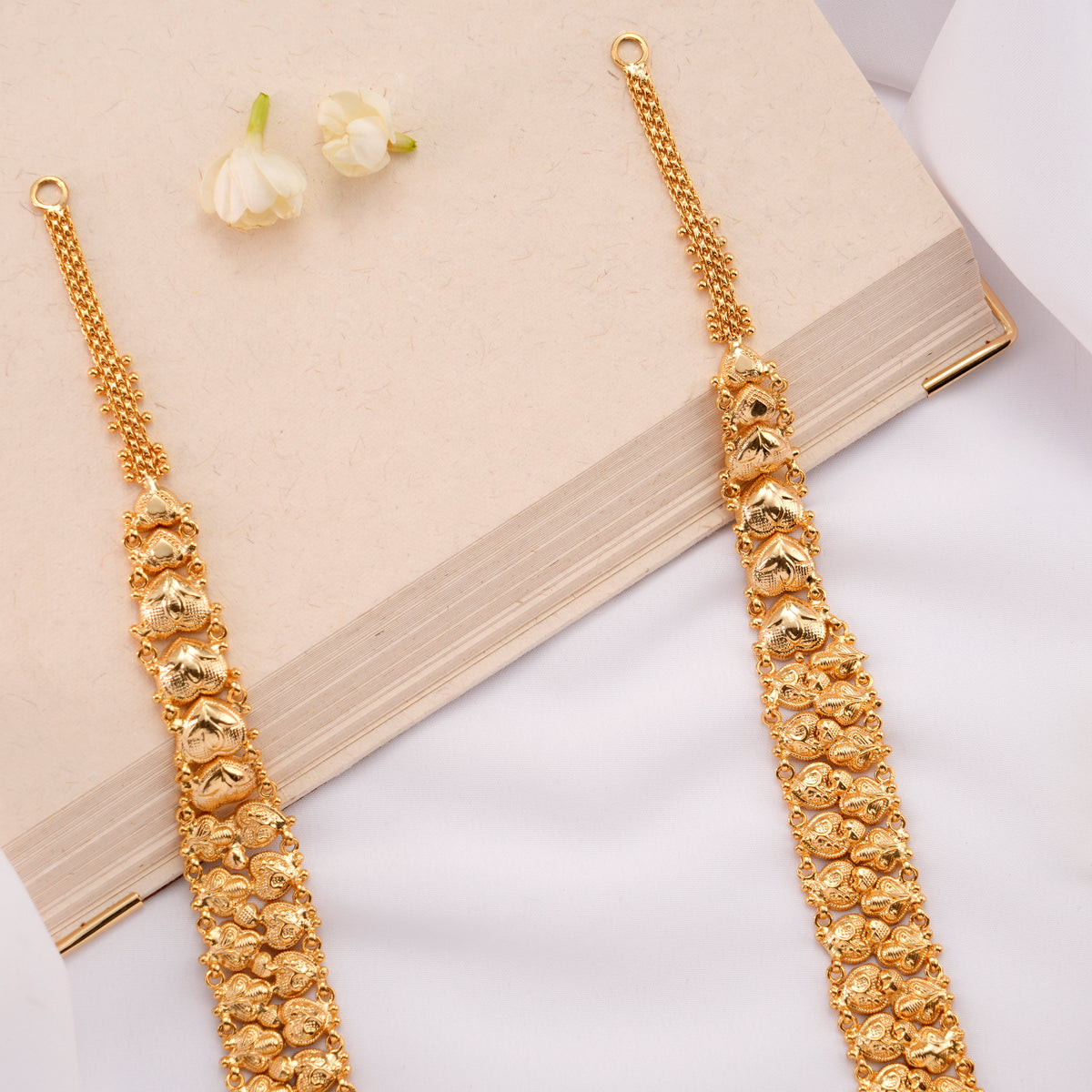Traditional Silver Gold Plated Haram
