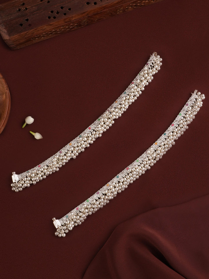 Kushbu Kothu Salanga Silver Anklet