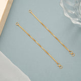 Classic Box Chain Gold Ear Mattal
