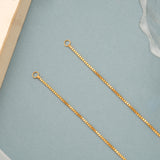 Classic Box Chain Gold Ear Mattal
