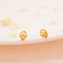 Mini Swirl Gold Studs