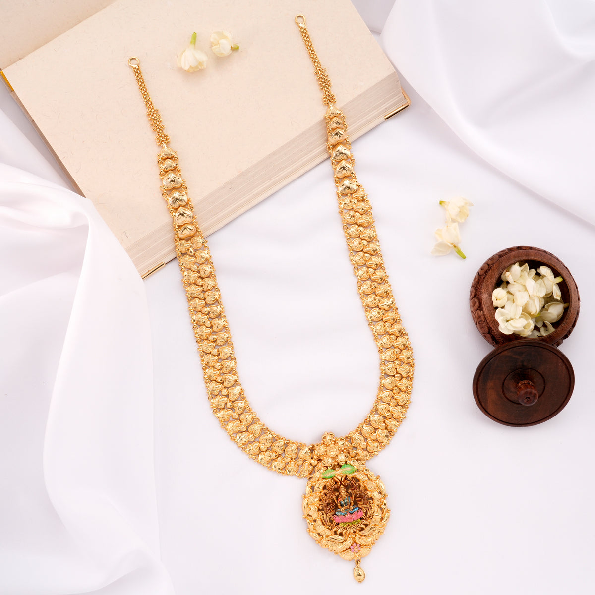 Traditional Silver Gold Plated Haram