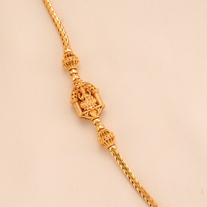 Nagas Temple Style Silver Mugappu Chain