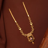 Antique Lakshmi Devi Temple Inspired Gold Necklace