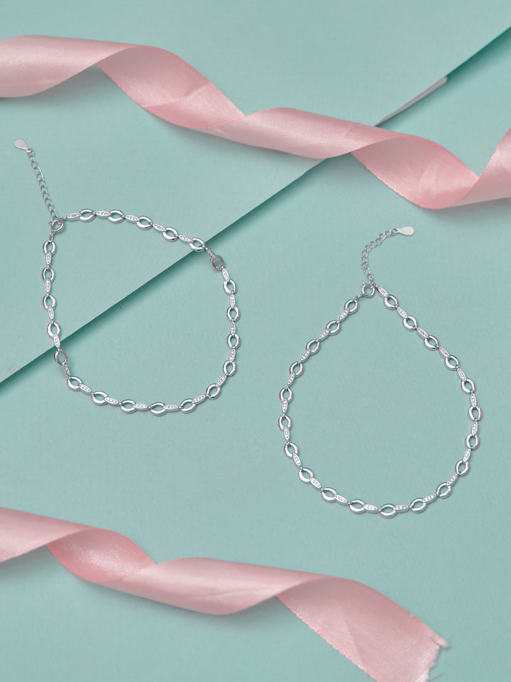 Twinkle Floral Circle Anklet