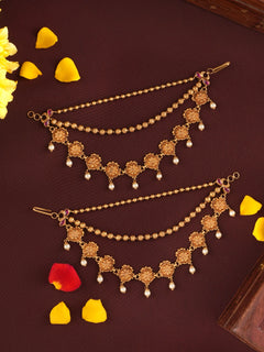 Trendy Floral Pearl Drop Mattal