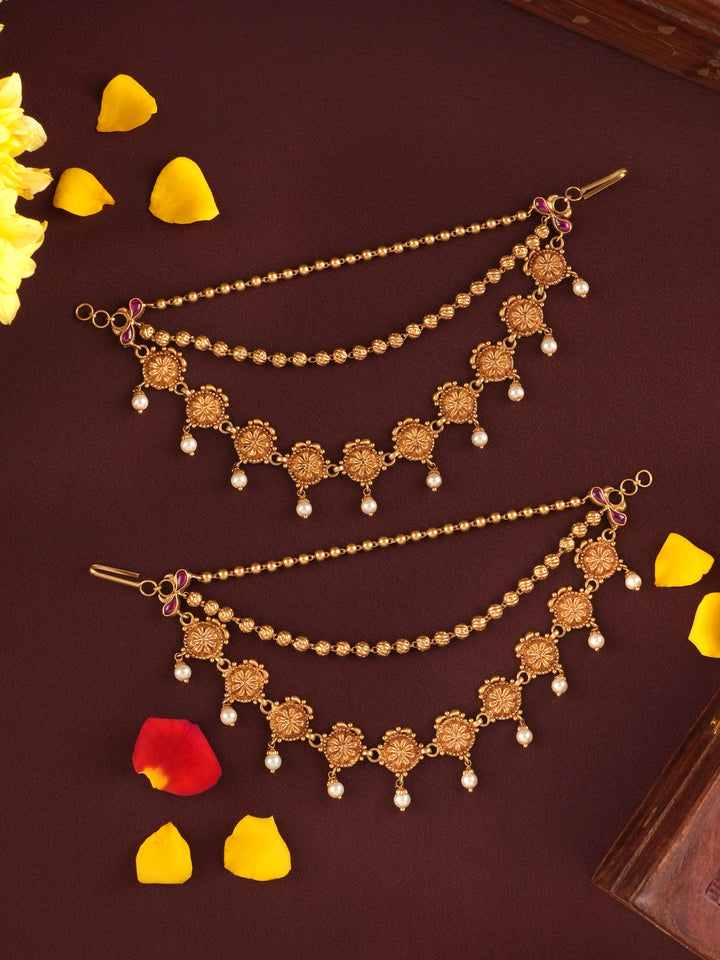 Trendy Floral Pearl Drop Mattal