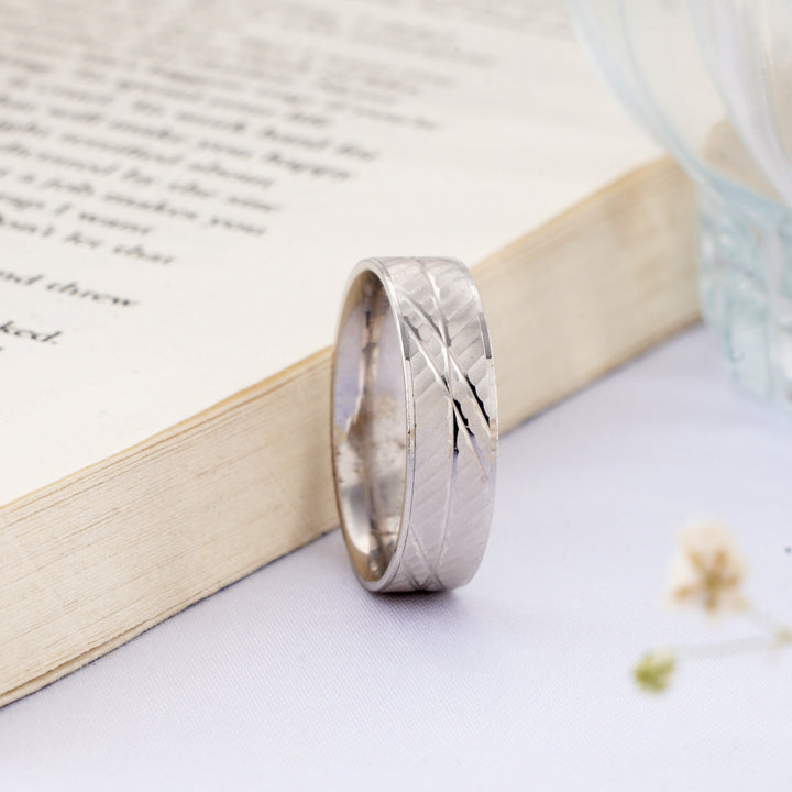 Fashion Frill Silver Michelin Ring