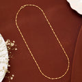 Stylish Spherical Beads Gold Chain for Women