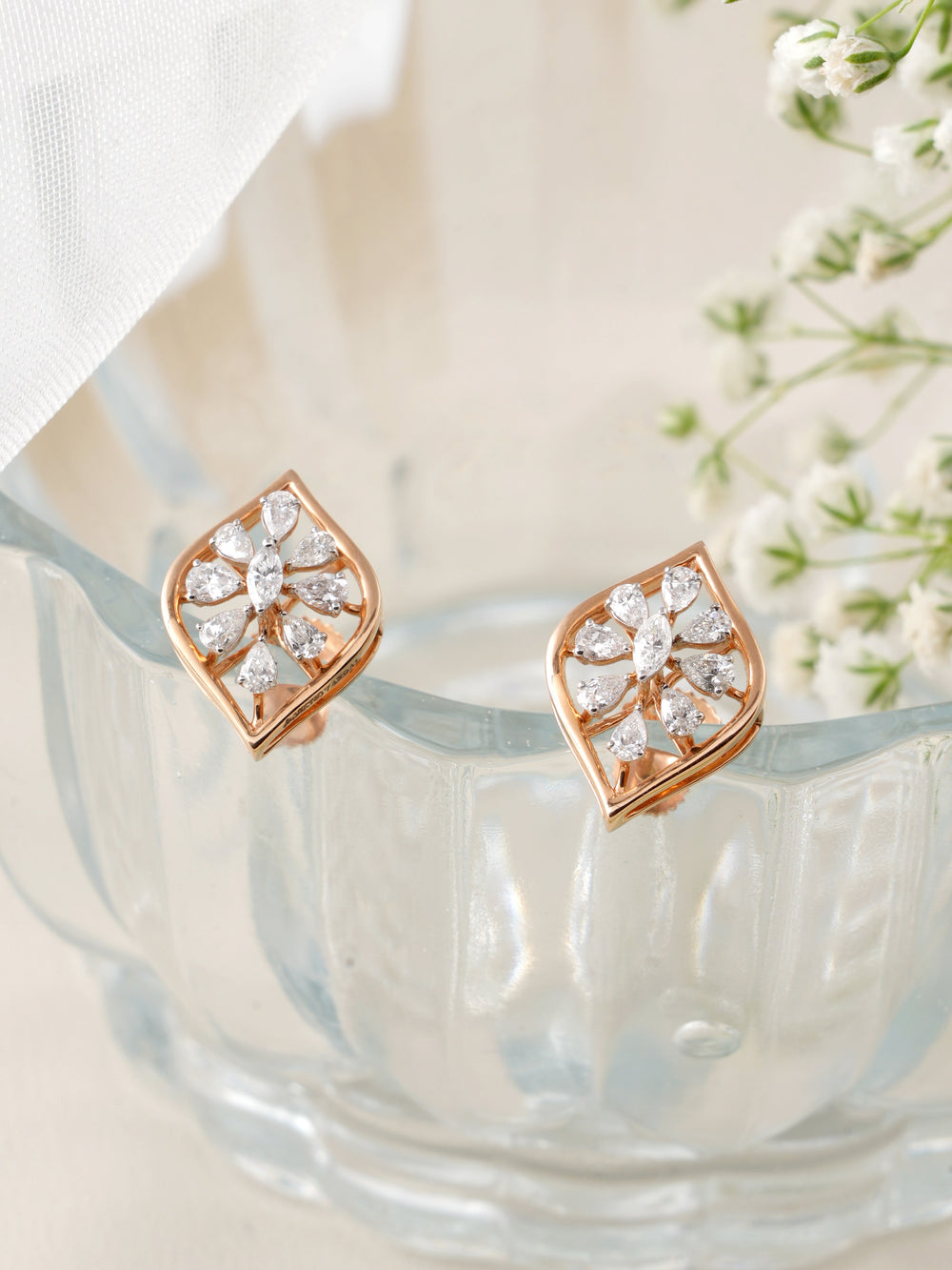Nathali Style Diamond Earrings
