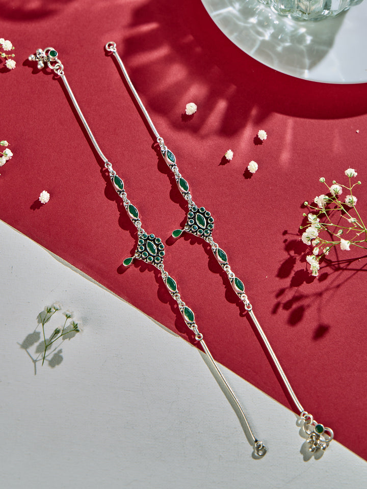 Emeruby Grace Blend of Emerald Anklet