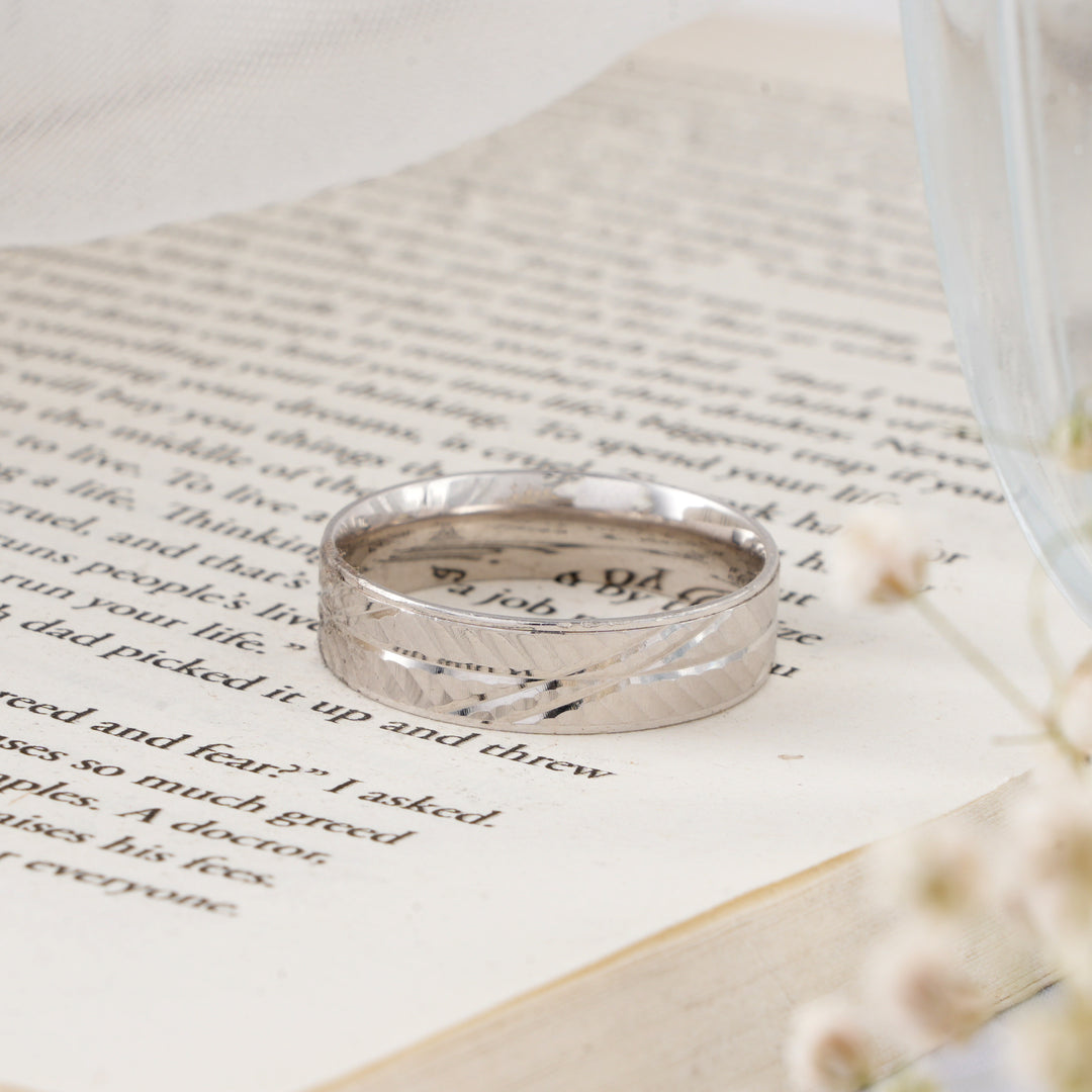 Fashion Frill Silver Michelin Ring
