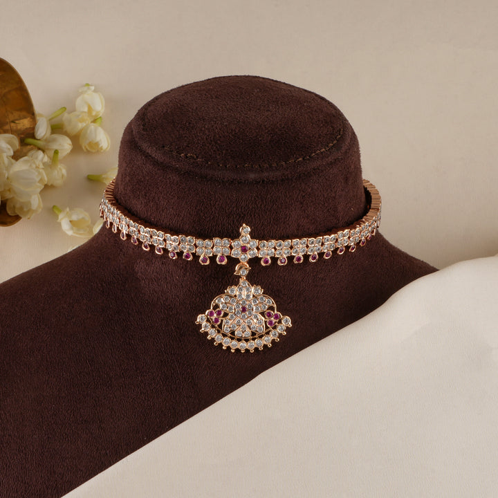 White Stones Ruby Pendant Attikai
