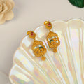 Traditional Gaja Lakshmi Gold Earring