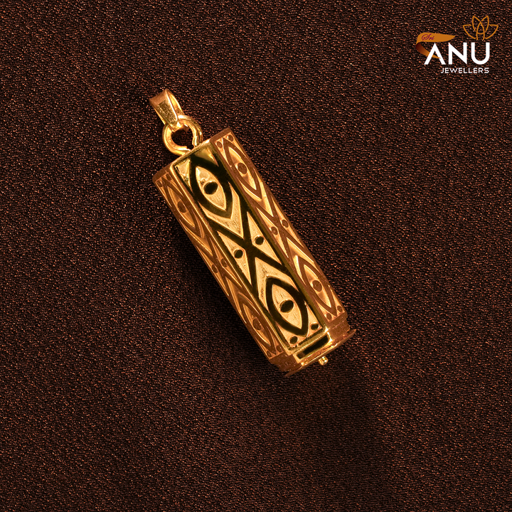 Customized Designer Capsule Gold Pendant