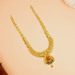 Divine Lakshmi Nagas Peacock Gold Haram
