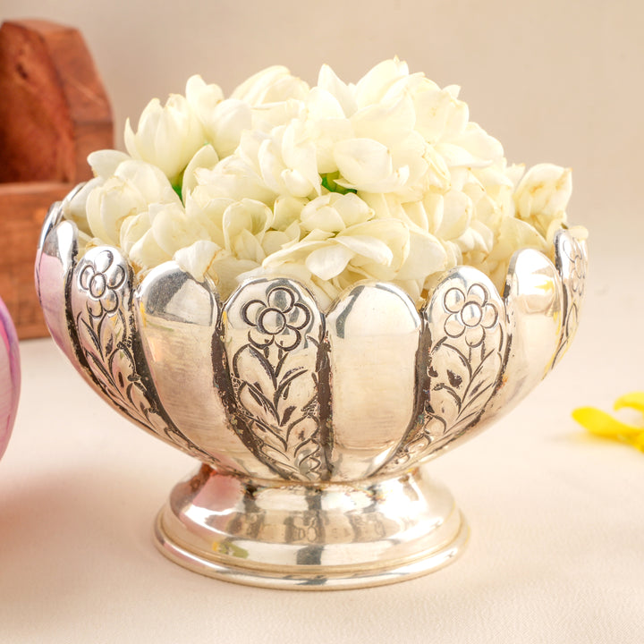 Antique Pooja Silver Sandhana Pela