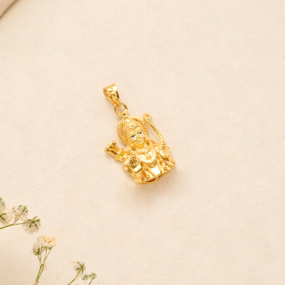 Divine Lord Rama Golden Pendant