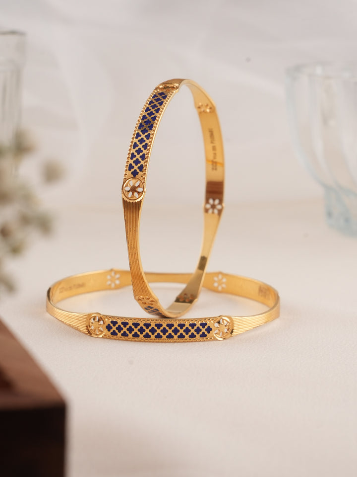 kadli Inspired Trendy Gold Bangle