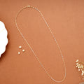 Triple Tone Twisted Silver Women’s Chain