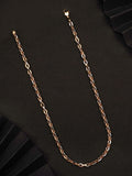 Cable link Rose Gold Men Chain