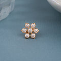 Shining Snowflake Design Diamond Mugappu