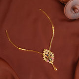 Gold Peacock Pendant Necklace