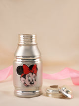 Minnie Charm Crafted in Silver Feeding Bottle
