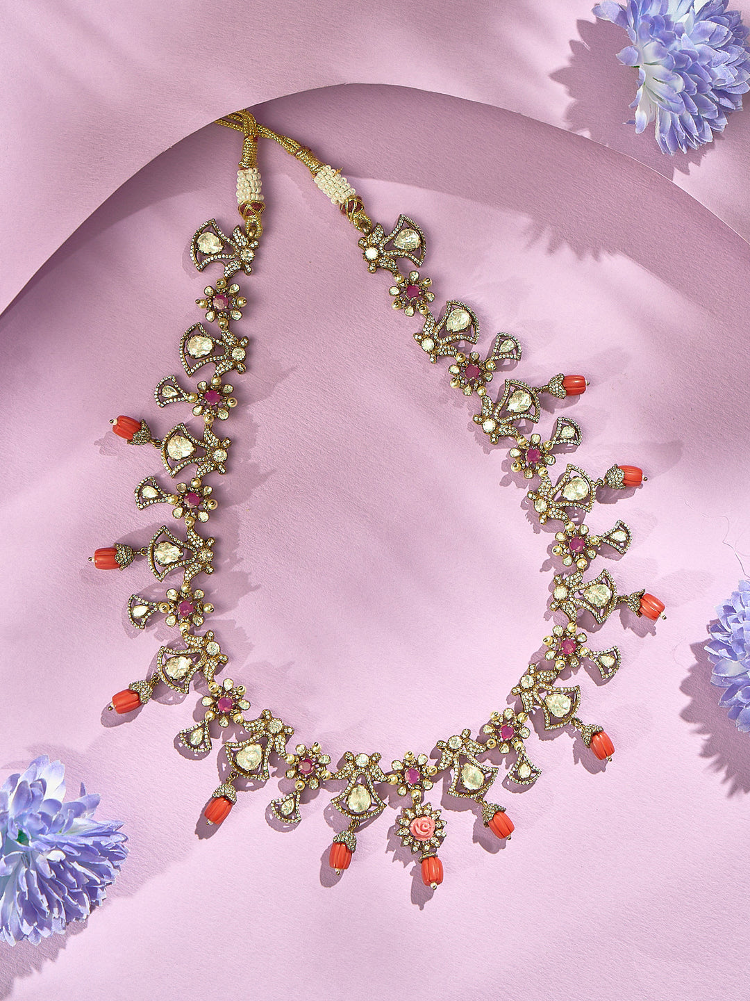 Ruby Orchid Harmony Necklace