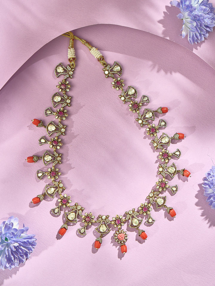 Ruby Orchid Harmony Necklace