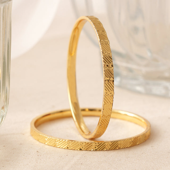 Radiant Shine Silver Gold Plated Baby Bangle