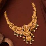 Ram Seetha Nagas Pearl Drops Gold Necklace