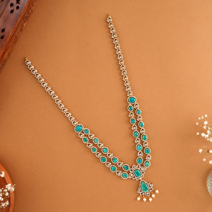 Double Layer Emerald with Swarovski Haram