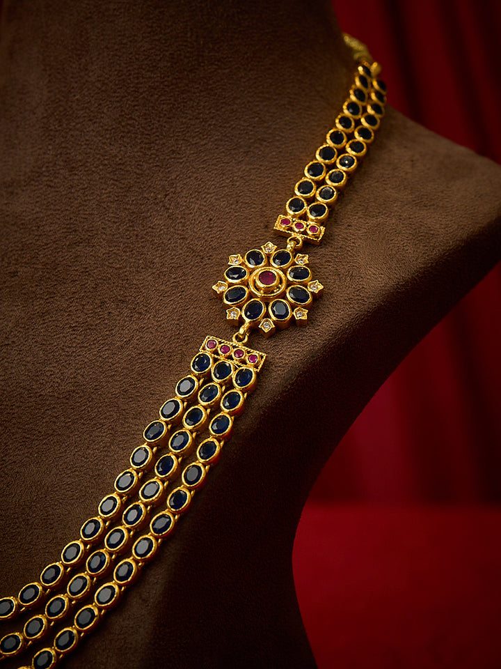 Dazzling Layered Sapphire Necklace