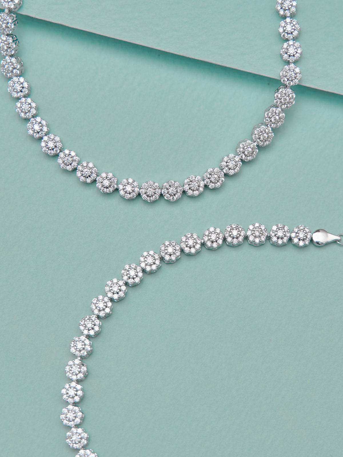 Shining Curve Link Anklet