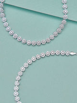 Shining Curve Link Anklet