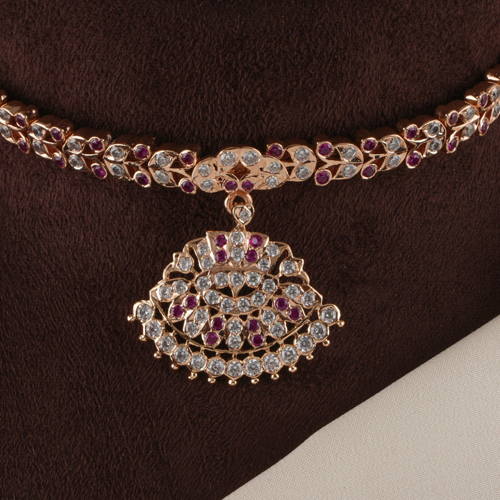 Floral Shape Ruby Pendant Attikai