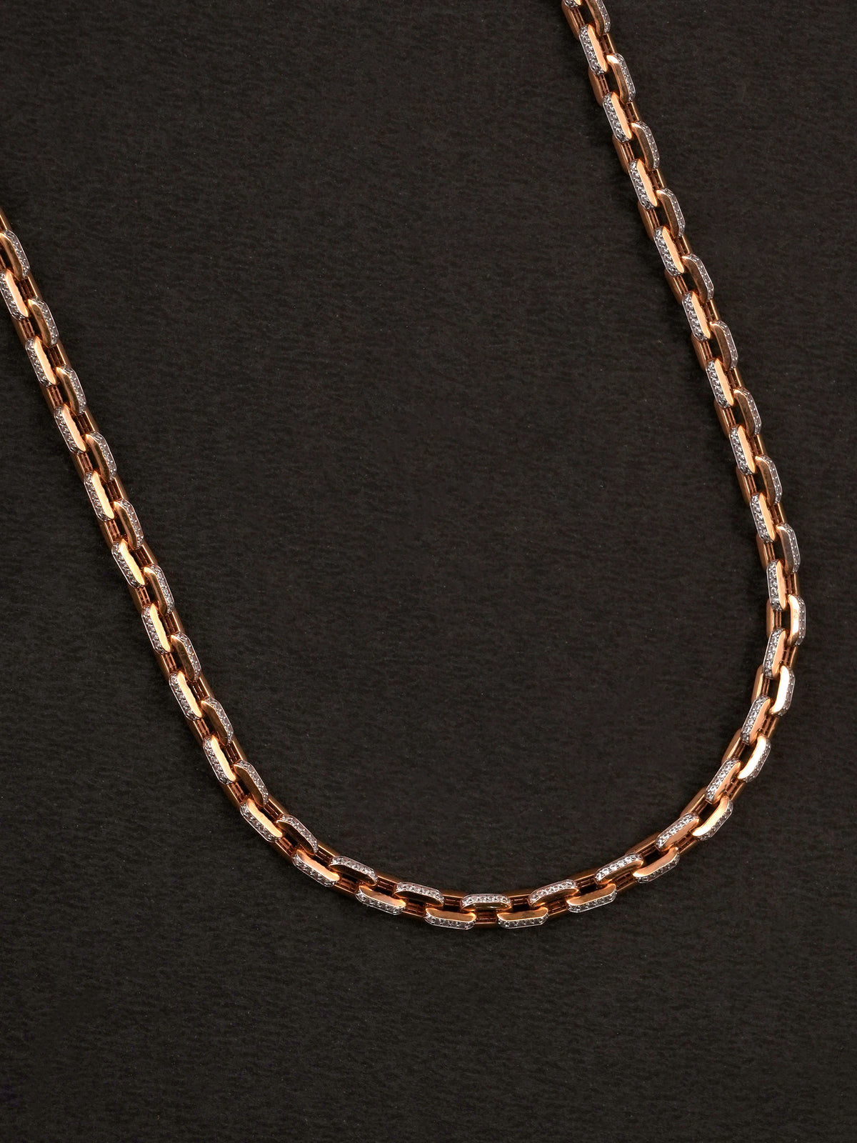 Rose Gold Hermes Links Men Chain