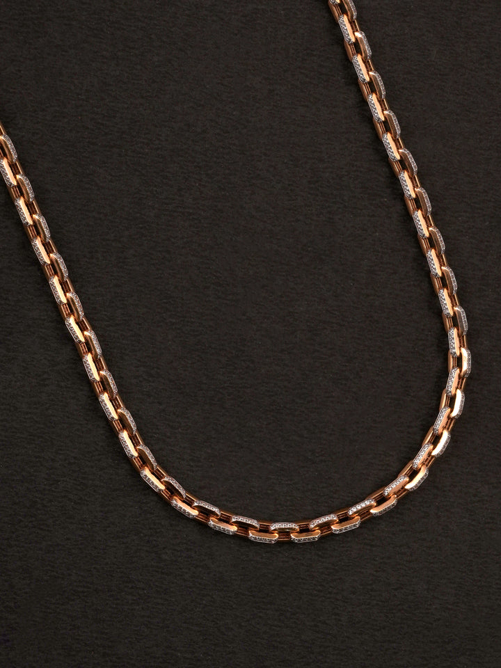 Rose Gold Hermes Links Men Chain