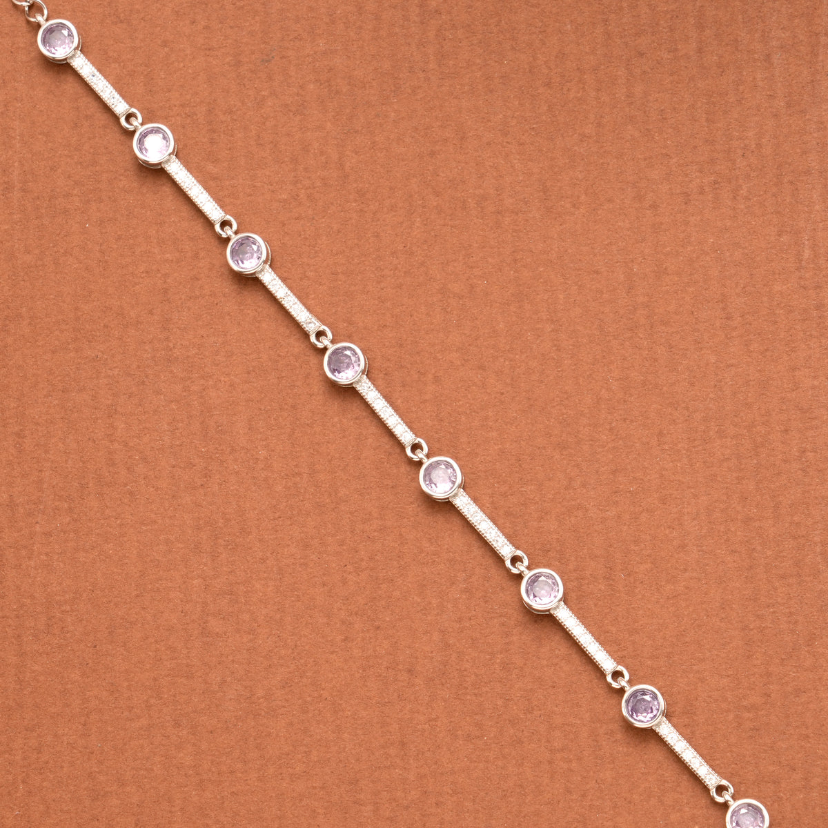 Fancy Stone Silver Women’s Bracelet