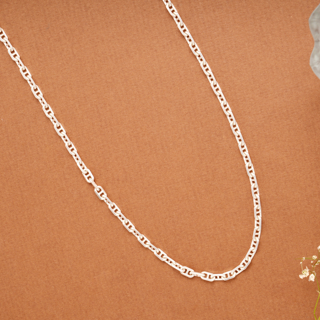 Paper Link Silver Women’s Chain