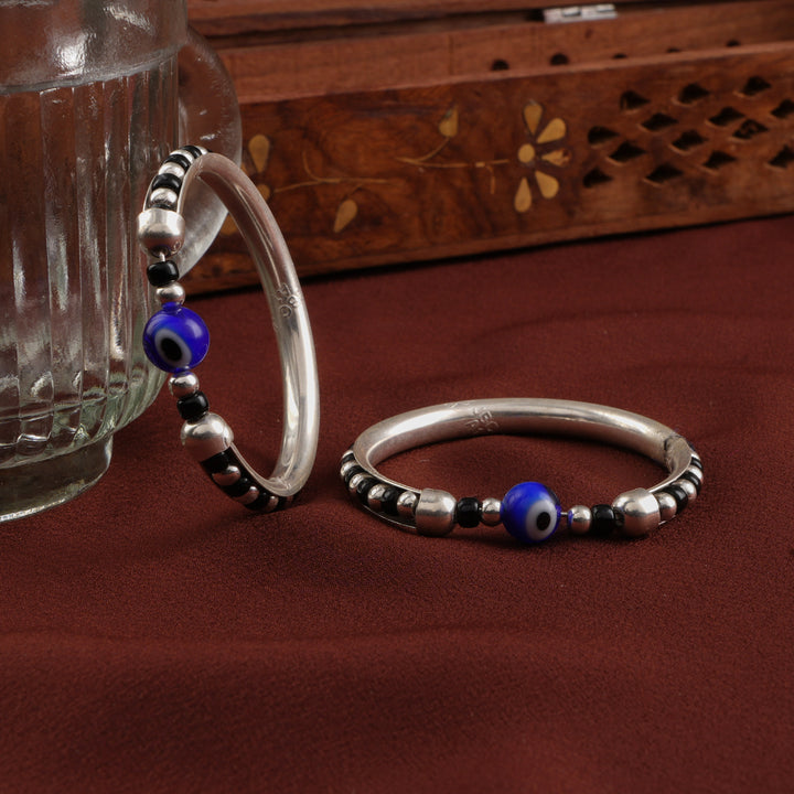 Traditional Evil Eye Silver Baby Bracelet