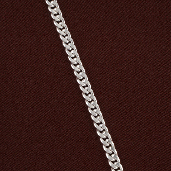 Curb Link Men’s Silver Bracelet