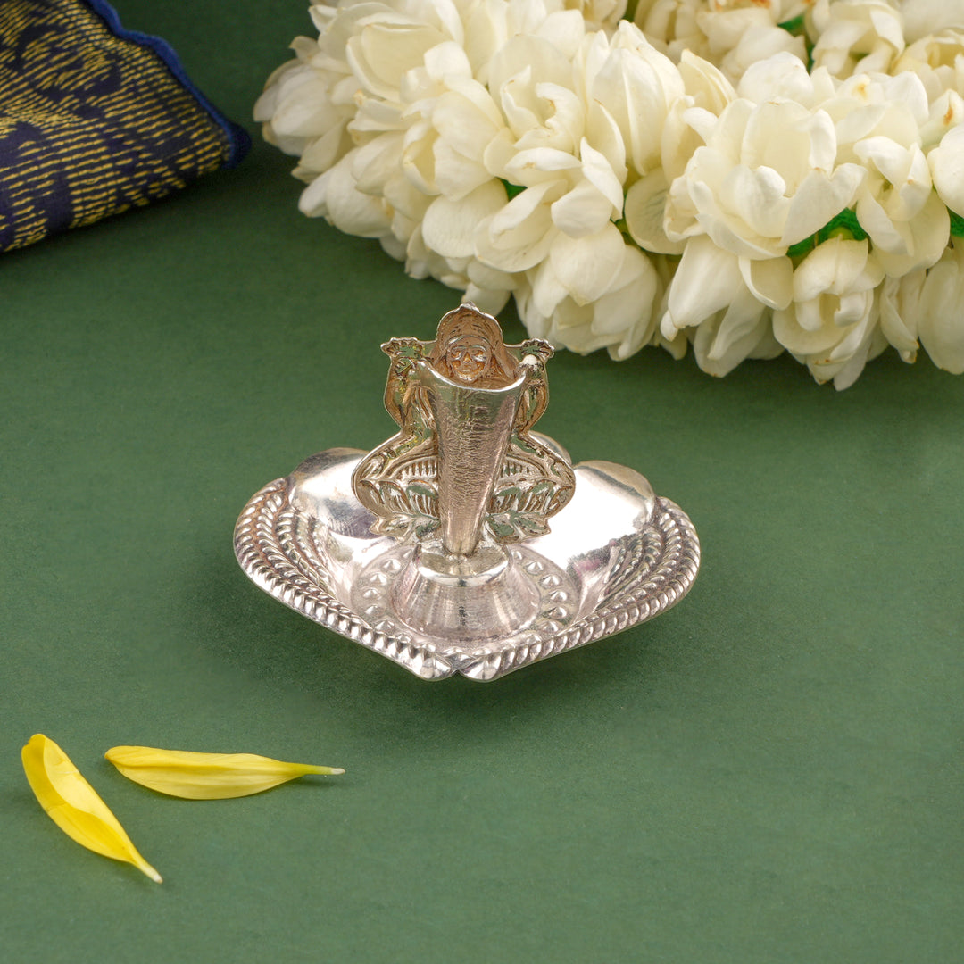 Lakshmi Silver Agarbatti Stand