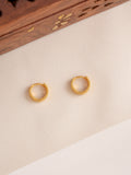 Classic Gold Huggie Hoop Earrings