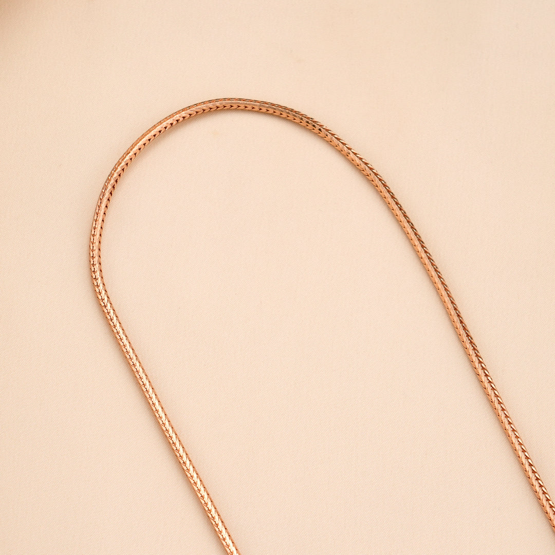 Lakshmi Rose Gold Silver Mugappu Chain
